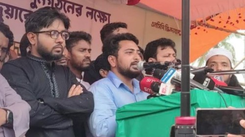 চাঁদাবাজ আর মুজিববাদের নতুন পাহারাদার বিএনপি: নাহিদ ইসলাম