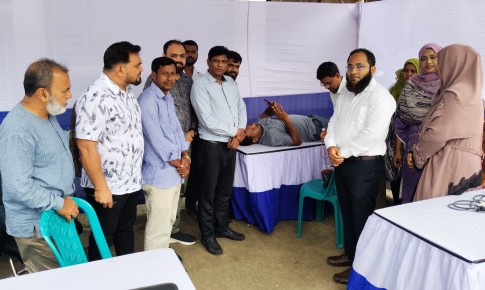 জুলাই পুনর্জাগরণে’ পবায় রক্তদান কর্মসূচি ও ফ্রি  মেডিকেল ক্যাম্প