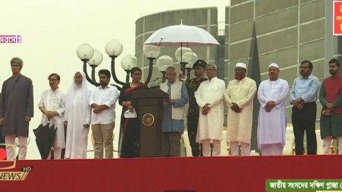 ‘জুলাই ঘোষণাপত্র’ পাঠ করলেন প্রধান উপদেষ্টা