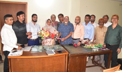 রাজশাহীর গণমাধ্যম পরিদর্শন করলেন ডিএফপির  প্রতিনিধিদল