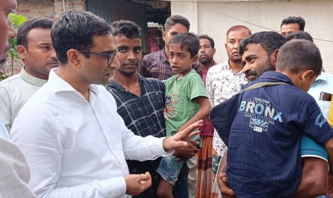 বাগমারায় অসহায় দুই শিশুর পাশে দাড়ালো প্রশাসন
