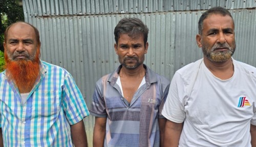 চাঞ্চল্যকর ওয়াজেদ হত্যা মামলায় তিনভাই গ্রেফতার