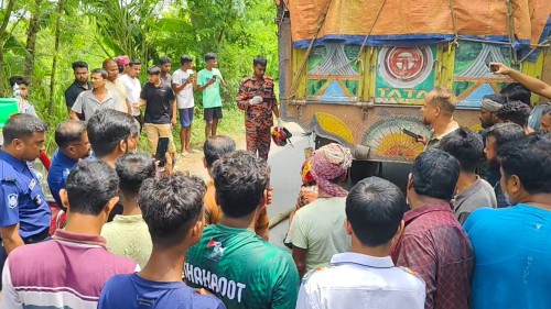 পুঠিয়া ও দুর্গাপুরে সড়ক দুর্ঘটনায় ঝরলো তিন প্রাণ
