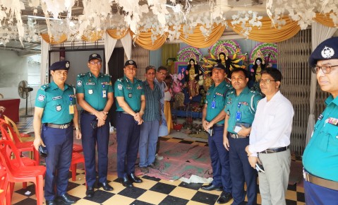 দুর্গোৎসব যেন শান্তিপূর্ণভাবে সম্পন্ন  হয়, সেটাই আমাদের লক্ষ্য : আরএমপি কমিশনার