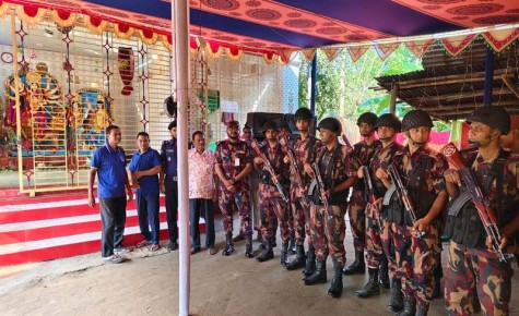 রাজশাহীতে ১৩ প্লাটুন বিজিবি মোতায়েন