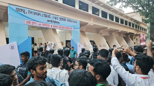 রাকসু নির্বাচনের ভোট গণনা শুরু