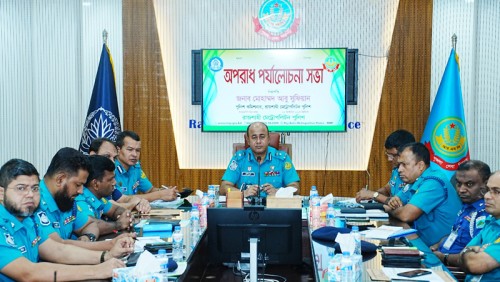 অপরাধ দমন ও চাঁদাবাজি বন্ধে আরএমপি কমিশনারের গুরুত্বারোপ