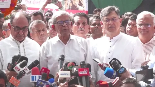 গণতন্ত্রকে আবারও ধ্বংসের ষড়যন্ত্র চলছে : মির্জা ফখরুল