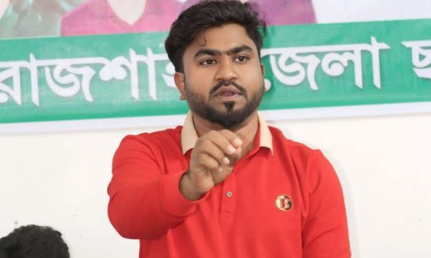 রাজশাহী জেলা ছাত্রদলের যুগ্ম আহবায়ক বুলেট শোকজড