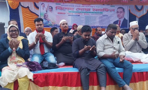 বাঘায় খালেদা জিয়ার রোগ মুক্তির দোয়ায় আবু সাঈদ চাঁদ