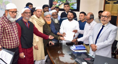 রাজশাহী সদর আসনে বিএনপি প্রার্থী  মিনুর পক্ষে মনোনয়নপত্র উত্তোলন