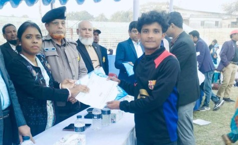 রাজশাহীতে জাতীয় ক্রীড়া প্রতিযোগিতায় প্রথম বাগমারার তোফাজ্জল