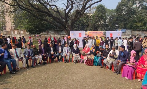 রাজশাহীতে অনুষ্ঠিত হলো ‘রোদ পোহানো উৎসব’