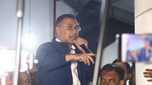 মধ্যরাতে শ্বশুর বাড়িতে তারেক রহমান, চাইলেন ধানের শীষে ভোট