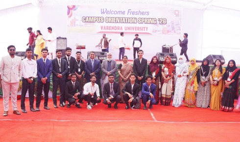 নানা আয়োজনে নবীন শিক্ষার্থীদের বরণ করলো বরেন্দ্র বিশ্ববিদ্যালয়