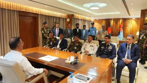 সশস্ত্র বাহিনী বিভাগে অফিস করলেন প্রধানমন্ত্রী তারেক রহমান