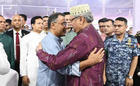 ঈদের প্রধান জামাতে রাষ্ট্রপতি ও প্রধানমন্ত্রী