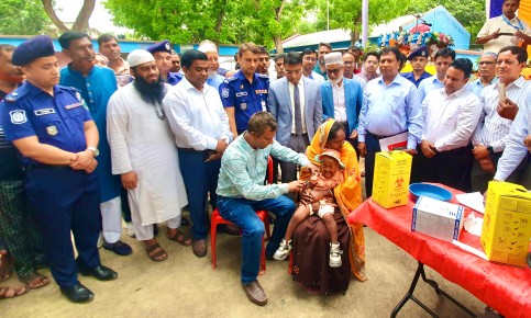 রাজশাহীতে হামের টিকাদান কর্মসূচি শুরু