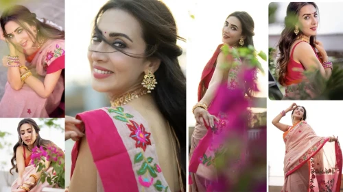 বৈশাখী সাজে মিম