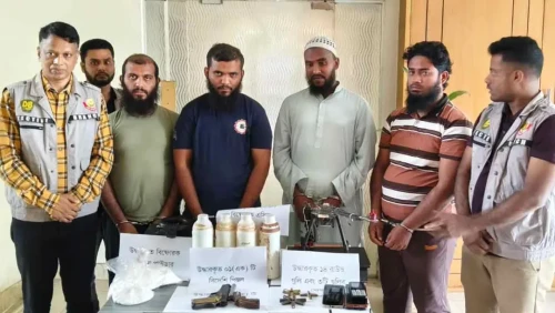 অস্ত্র-ড্রোনসহ ‘উগ্রবাদী সংগঠনের’ ৪ সদস্য গ্রেপ্তার
