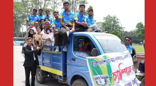 আন্তঃবিশ্ববিদ্যালয় এ্যাথলেটিক্স প্রতিযোগিতায় চ্যাম্পিয়ন রাবি