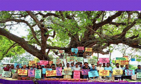 তানোরের গ্রামে অনুষ্ঠতি হলো ‘কৃষপ্রিাণবচৈত্র্যি উৎসব’