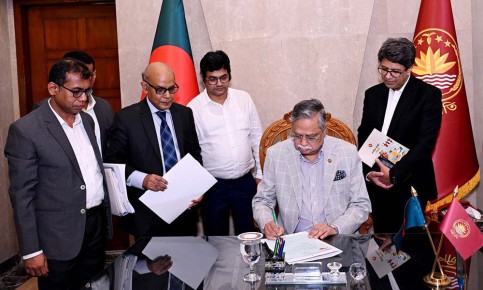 বাজেটের প্রস্তাবিত অর্থবিলে রাষ্ট্রপতির স্বাক্ষর