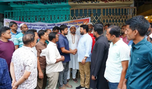 কারুশ্রী জুয়েলার্স’ পরিদর্শন করলেন রাসিক প্রশাসক