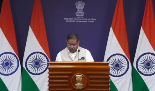জাহেদ উর রহমানের ভ্রমণ প্রসঙ্গে যা বললেন ভারতের পররাষ্ট্র মুখপাত্র
