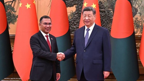 চীনের প্রেসিডেন্ট শি জিনপিংয়ের সঙ্গে প্রধানমন্ত্রীর বৈঠক