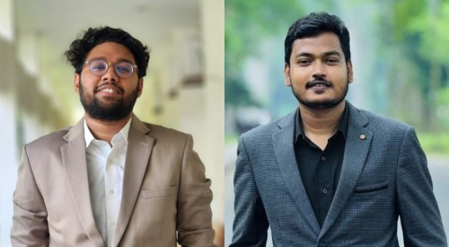 রাবি রিপোর্টার্স ইউনিটির নেতৃত্বে মৃদুল-শান্ত