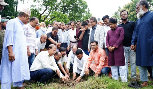 পেশাজীবী দলের উদ্যোগে রাজশাহীতে ‘বৃক্ষরোপণ কর্মসূচি উদ্বোধন