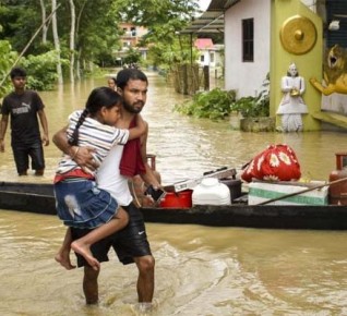 আসামে ভয়াবহ বন্যা, নিহত বেড়ে ৪৭