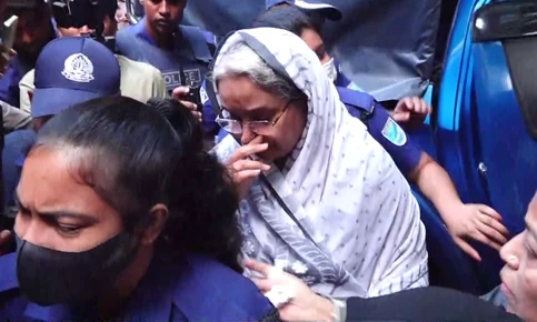 অশ্রুসিক্ত নয়নে স্বামীকে শেষ বিদায় জানালেন দীপু মনি