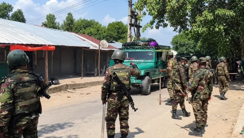 সাজেক সড়কে ফের অবরোধ, আইনশৃঙ্খলা বাহিনীর সঙ্গে গোলাগুলি